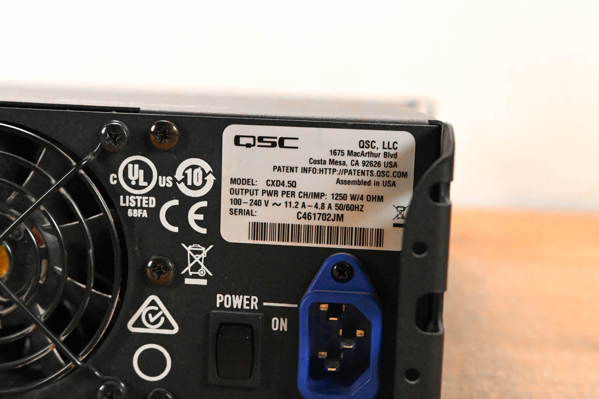 QSC CXD4.5Q 4-Channel Network Amplifier