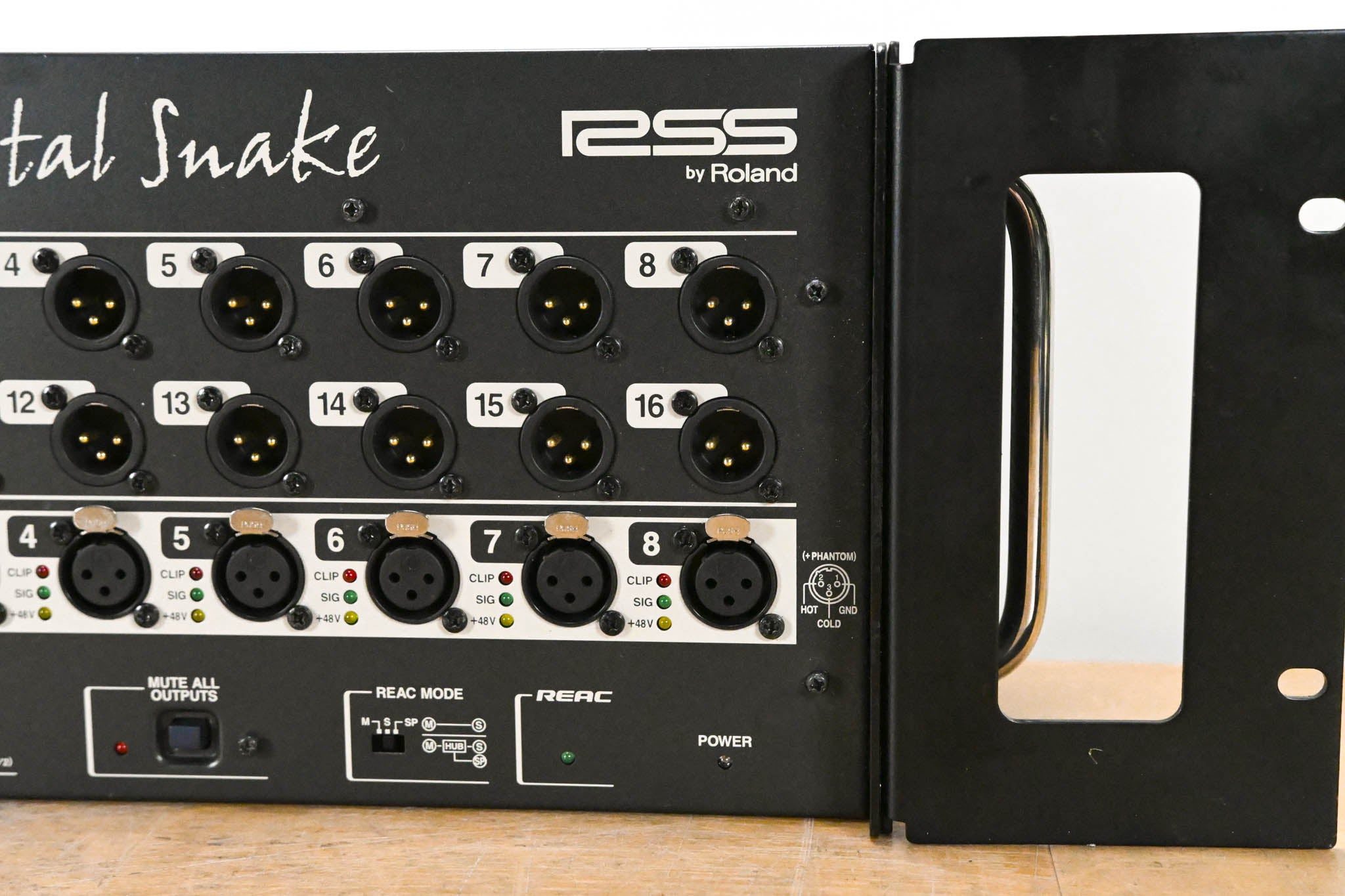 Roland S-0816 8 x 16 Digital Snake Front of House Unit
