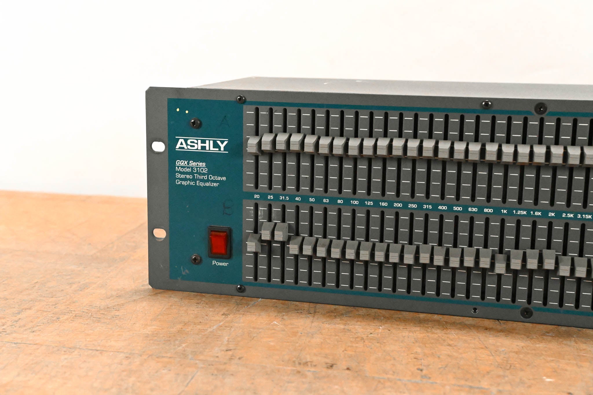Ashly GQX-3102 2-Channel 31-Band Graphic Equalizer