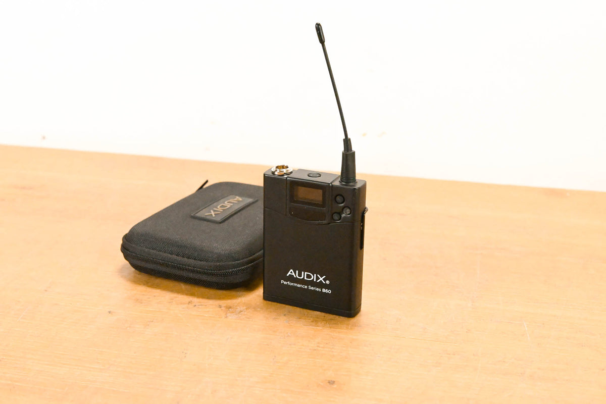 Audix R42 Dual Wireless Receiver w/ one B60 Bodypack - A Band (NO PSU)