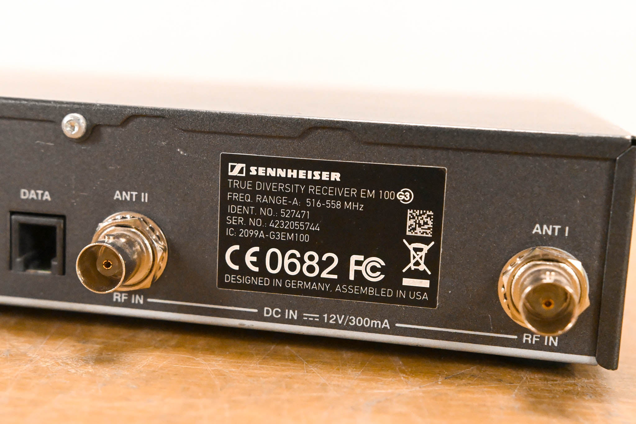 Sennheiser ew 100 G3 Bodypack Wireless System - A Range NO POWER SUPPLY