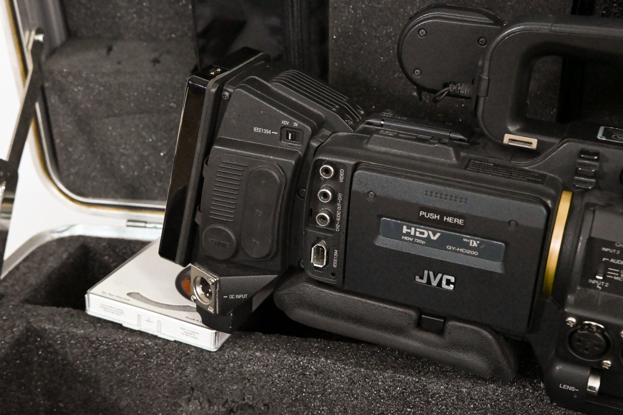 JVC GY-HD200U 1/3" 3-CCD Professional HDV Camcorder