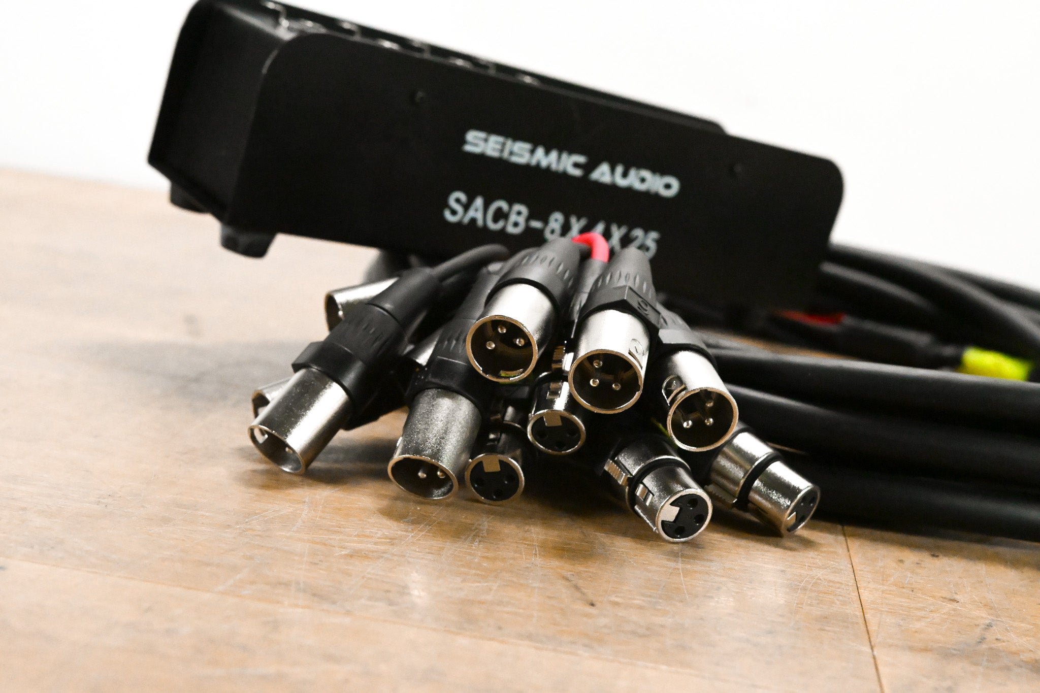 Seismic Audio SACB-8x4x25 8-Channel XLR Snake Cable w/ 4 Returns - 25'