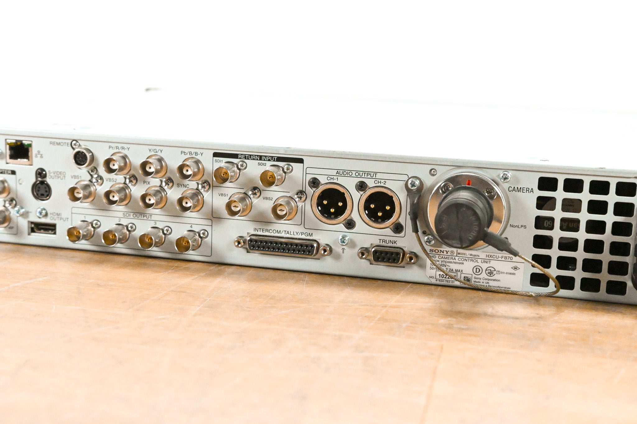 Sony HXCU-FB70 Optical Fiber Camera Control Unit