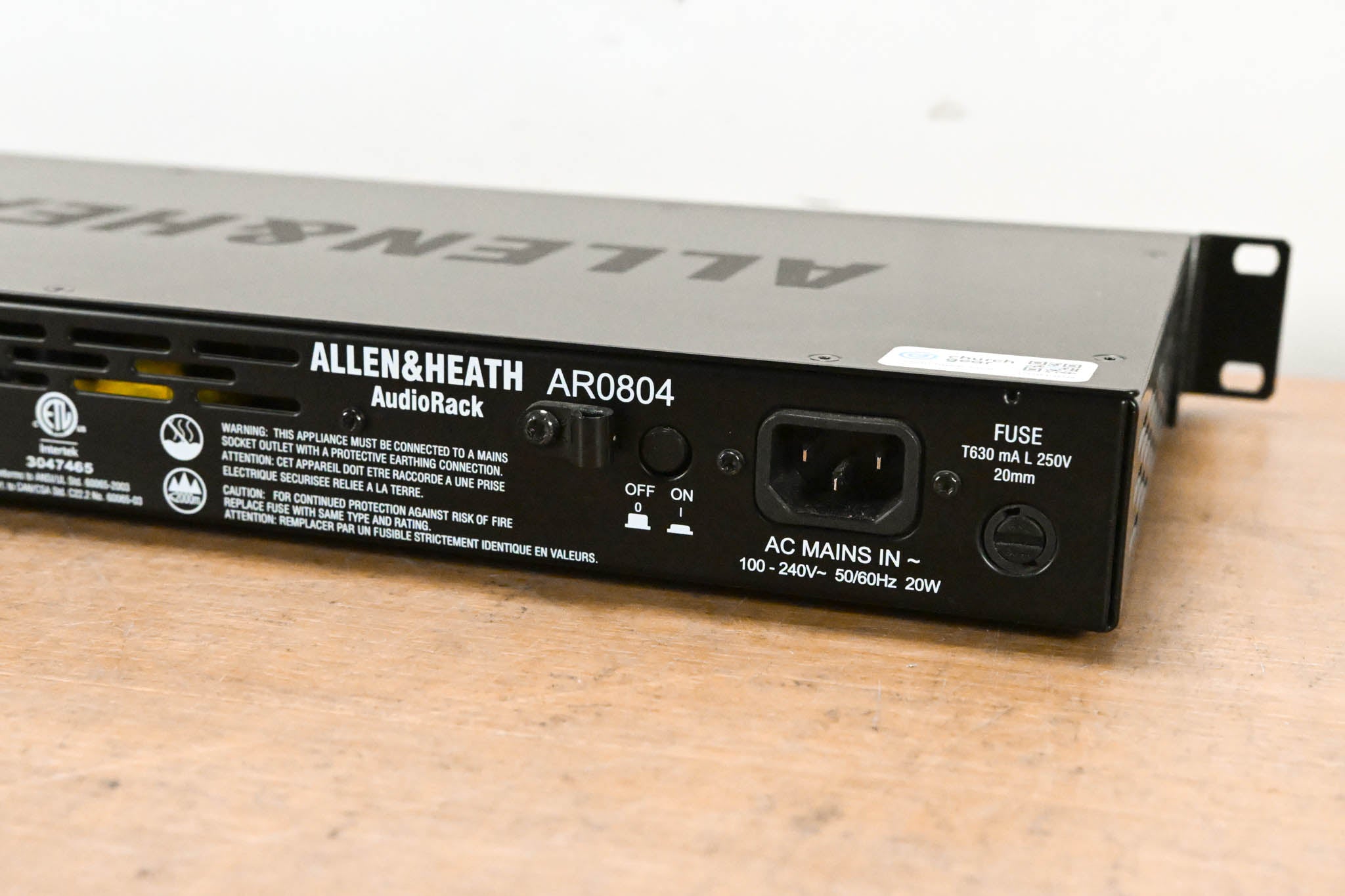 Allen & Heath AR84 8in / 4out Expansion AudioRack for GLD and Qu Mixers
