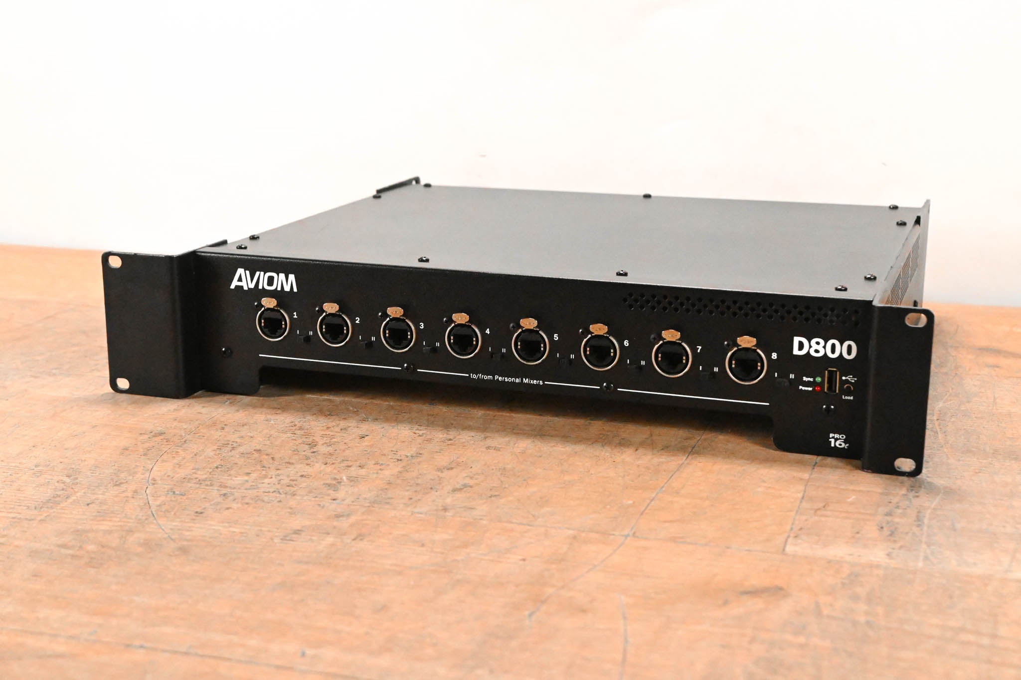 Aviom D800-Dante A-Net Distributor with Dante Connectivity