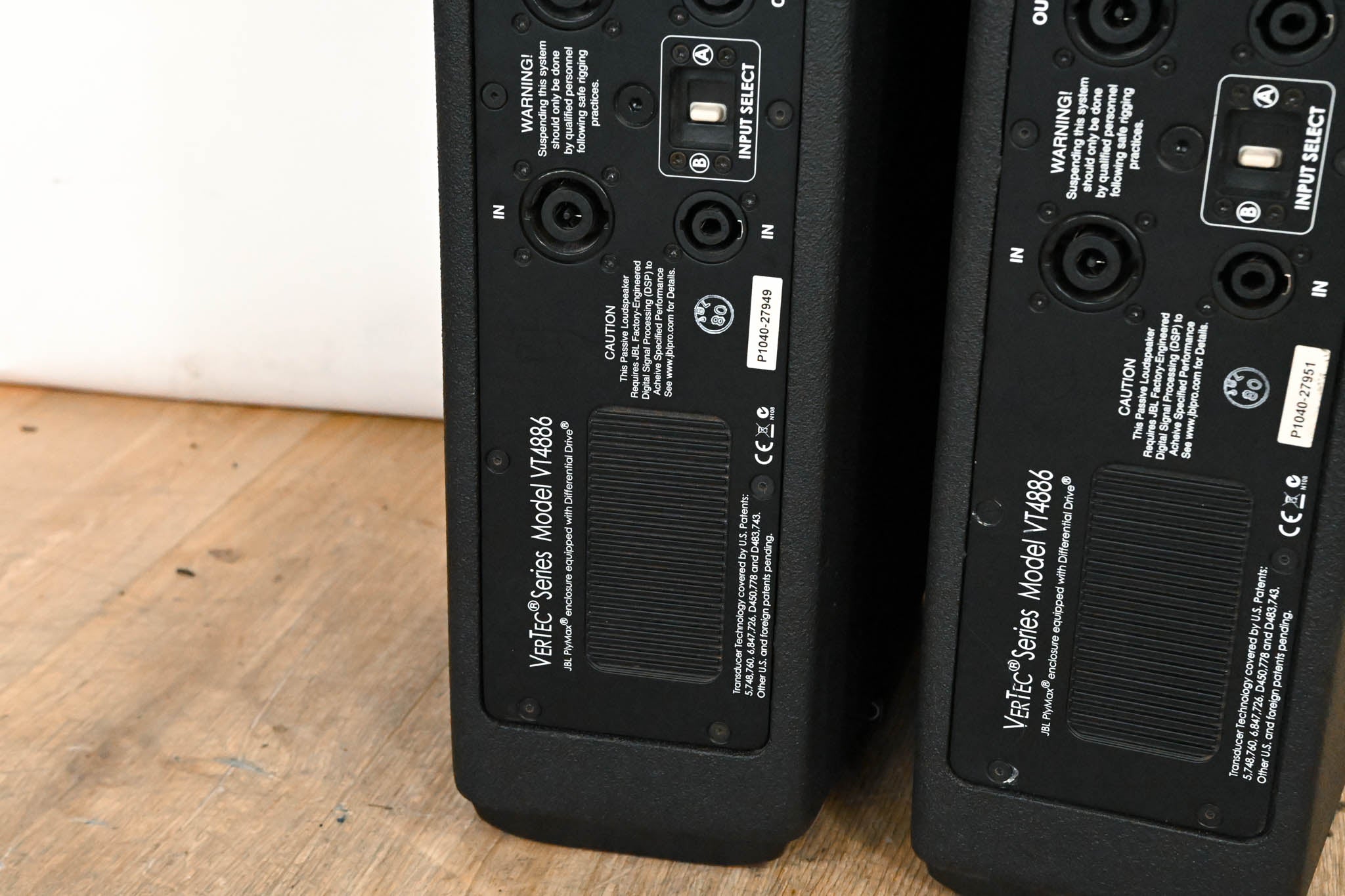 JBL VT4886 Dual 6.5" Passive Compact Line Array Loudspeakers (PAIR)