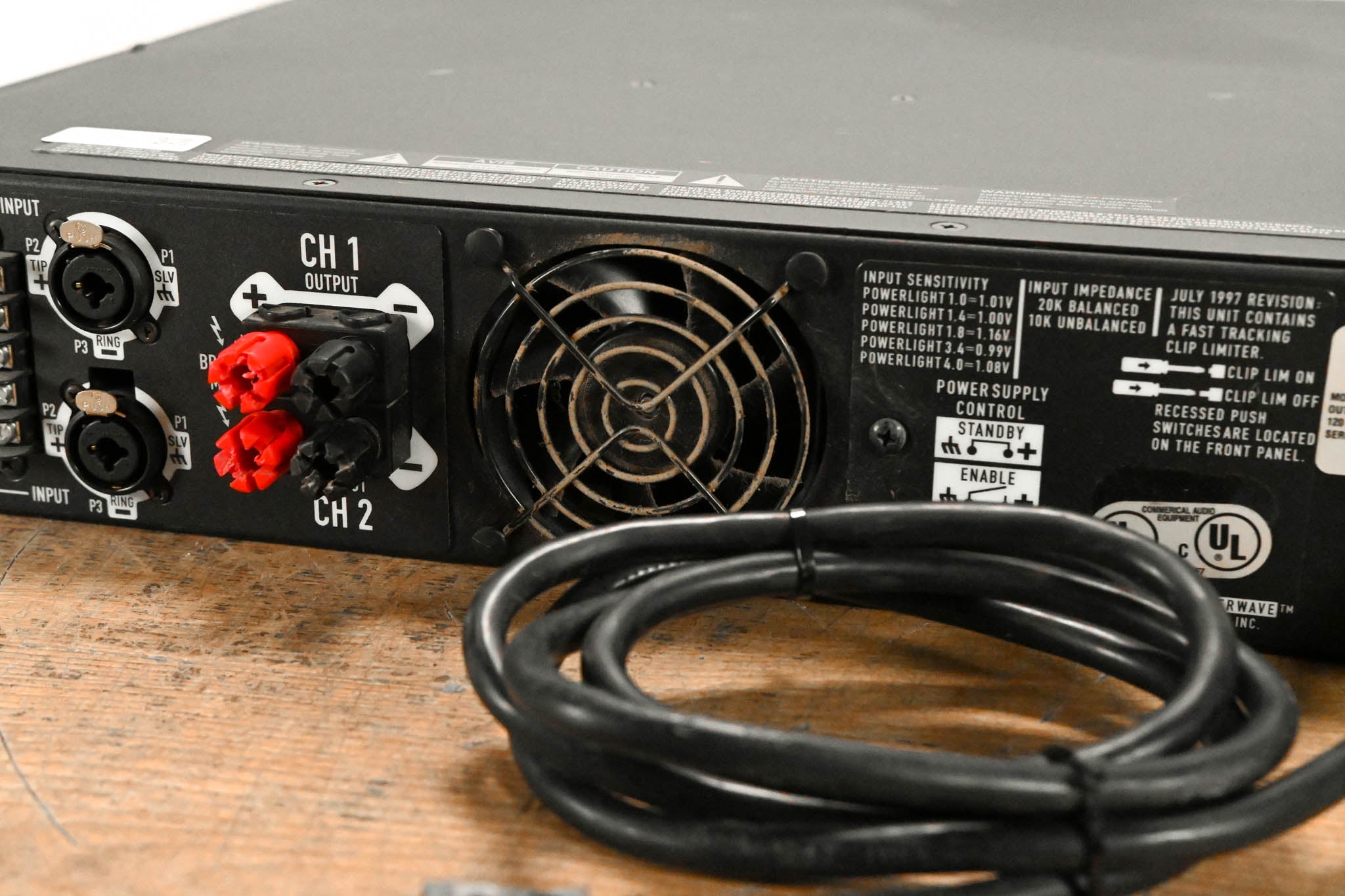QSC PowerLight 1.4 2-Channel Power Amplifier