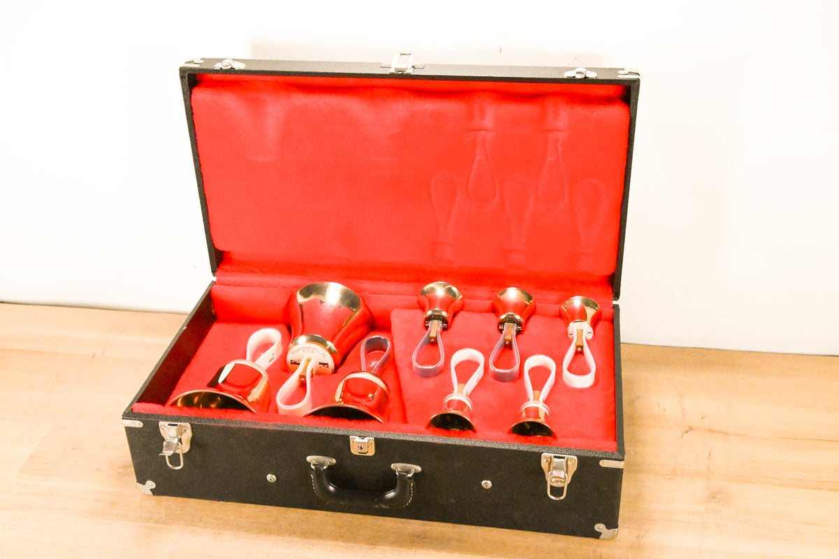 Malmark Three Octave Handbell Set (C4-C7) - 37 Bells w/ 4 Cases