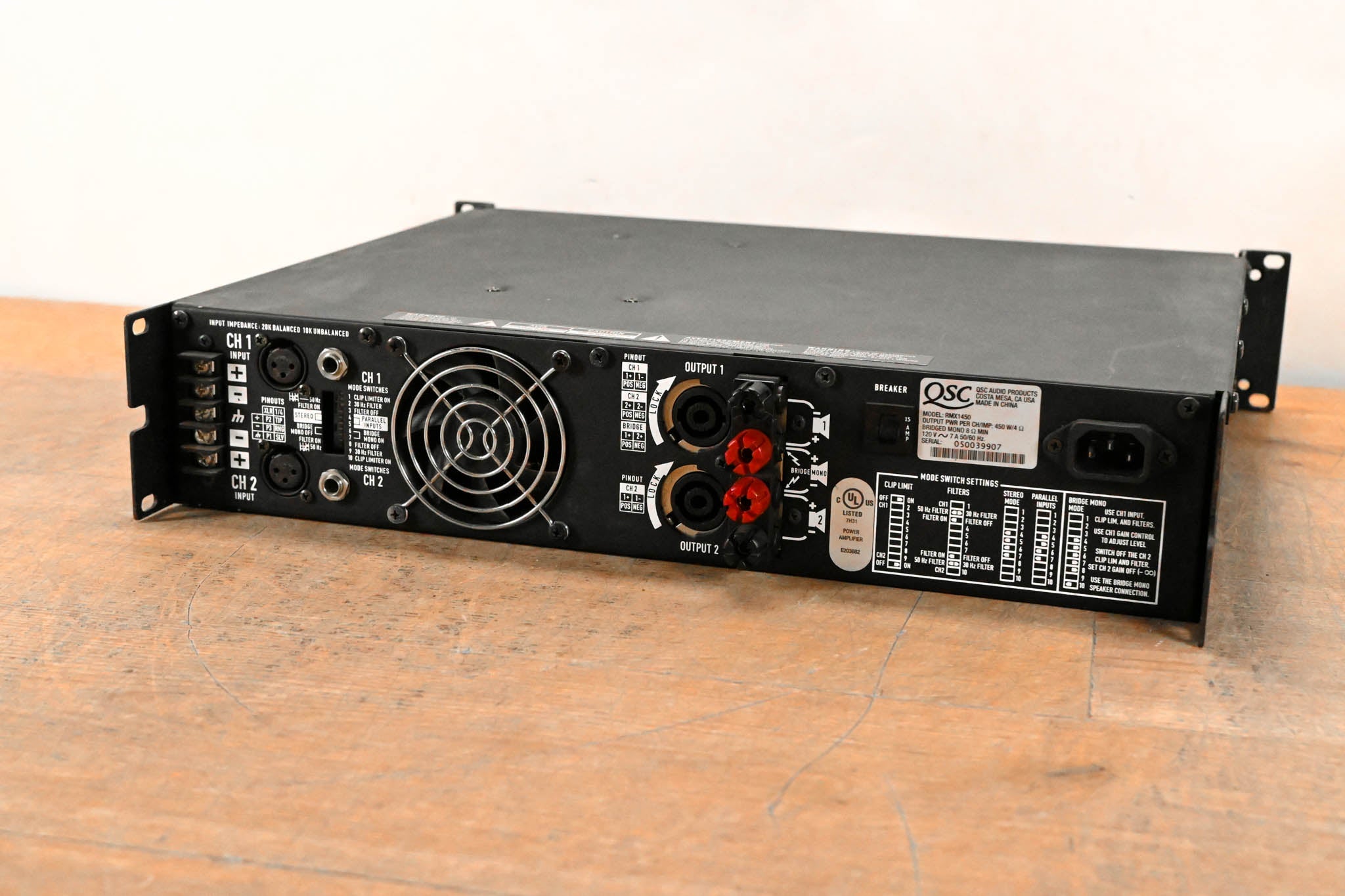 QSC RMX1450 2-Channel Power Amplifier