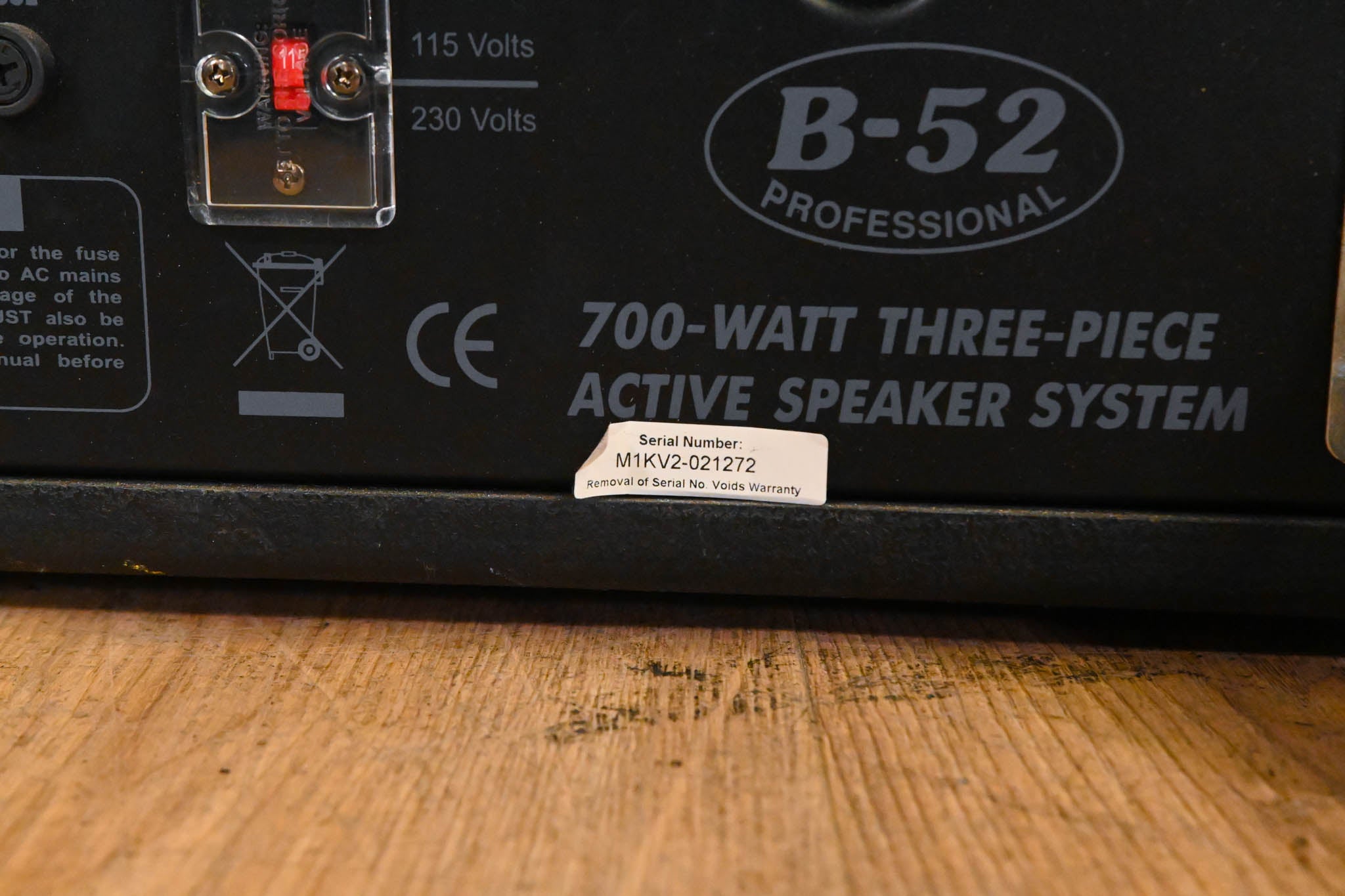 B-52 Matrix 1000-V2 15" Active Subwoofer