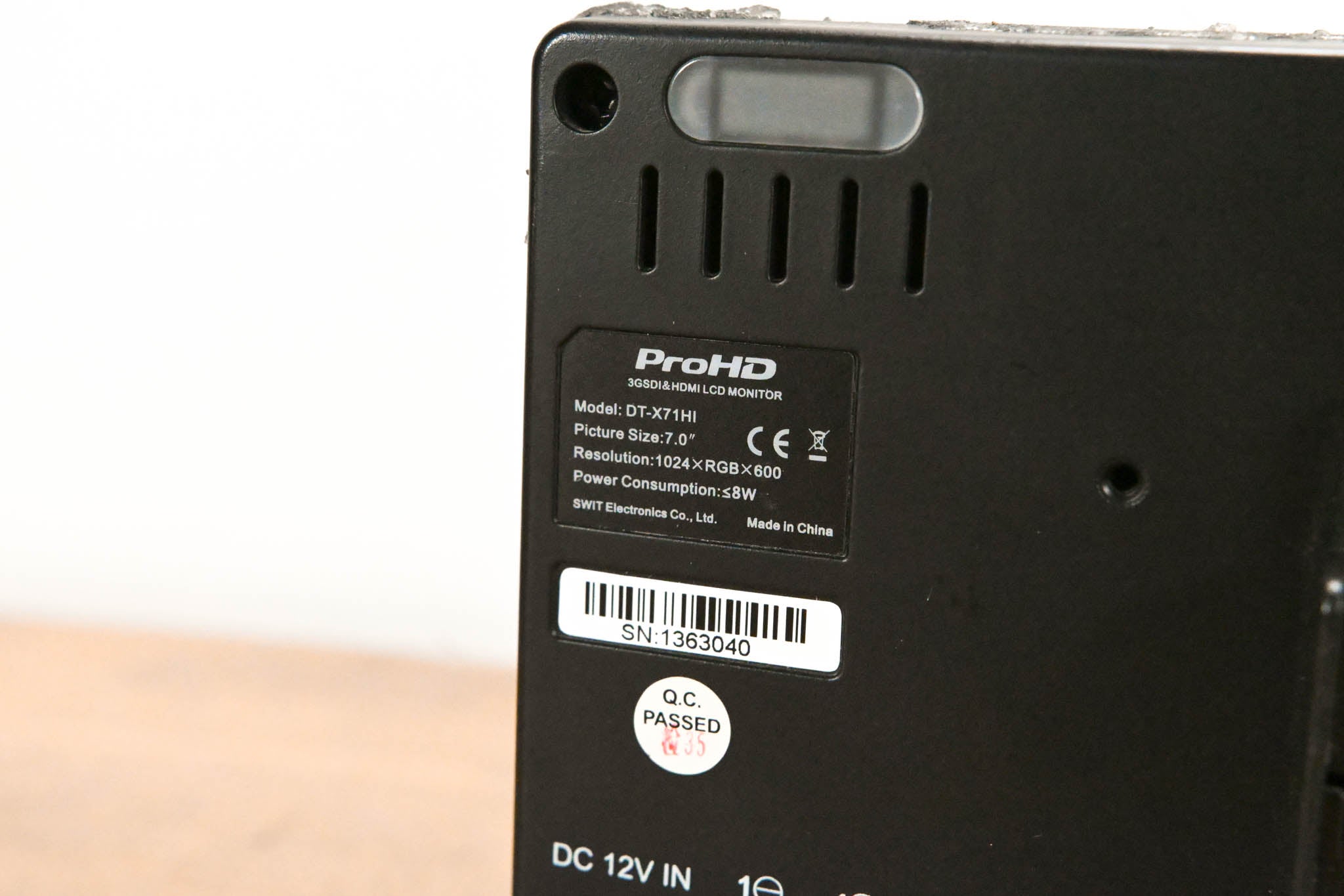 ProHD DT-X71HI 7" 3G SDI & HDMI LCD Monitor