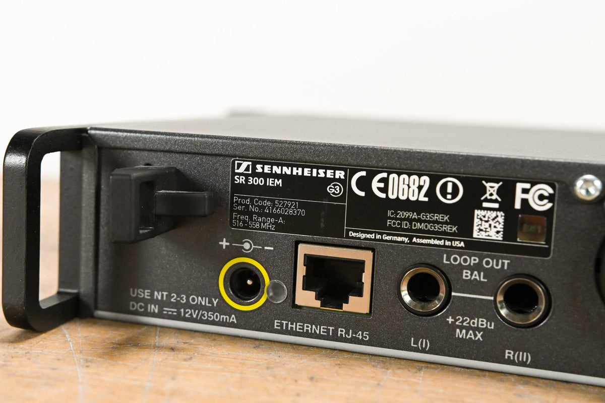 Sennheiser ew 300 IEM G3 Wireless IEM System - A Range NO POWER SUPPLY