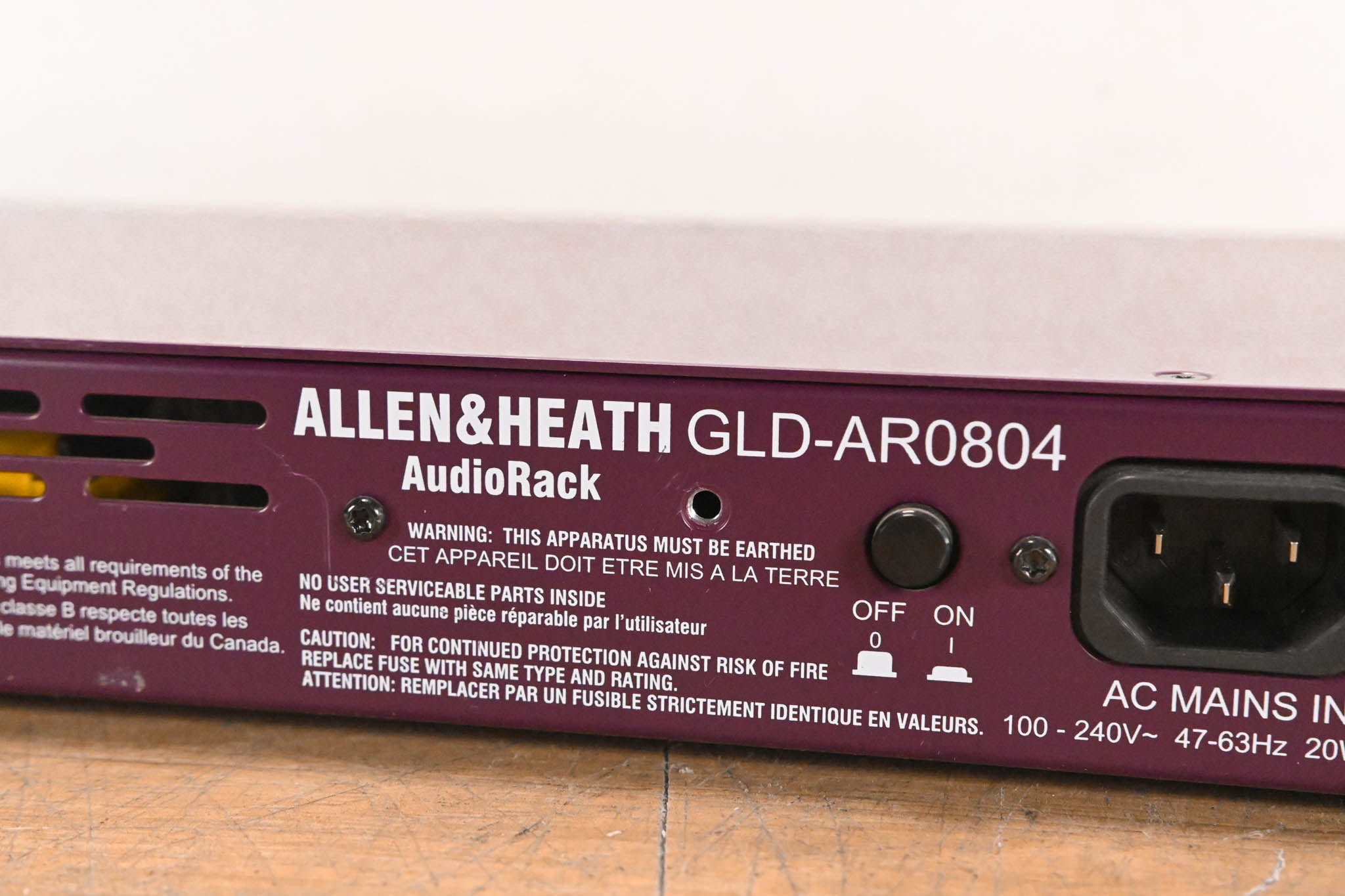 Allen & Heath AR84 8in / 4out Expansion AudioRack for GLD and Qu Mixers