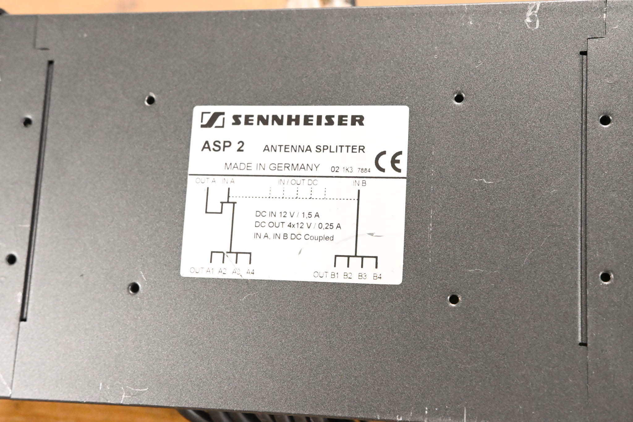 Sennheiser ASP 2 Antenna and Power Distribution System (NO POWER SUPPLY)