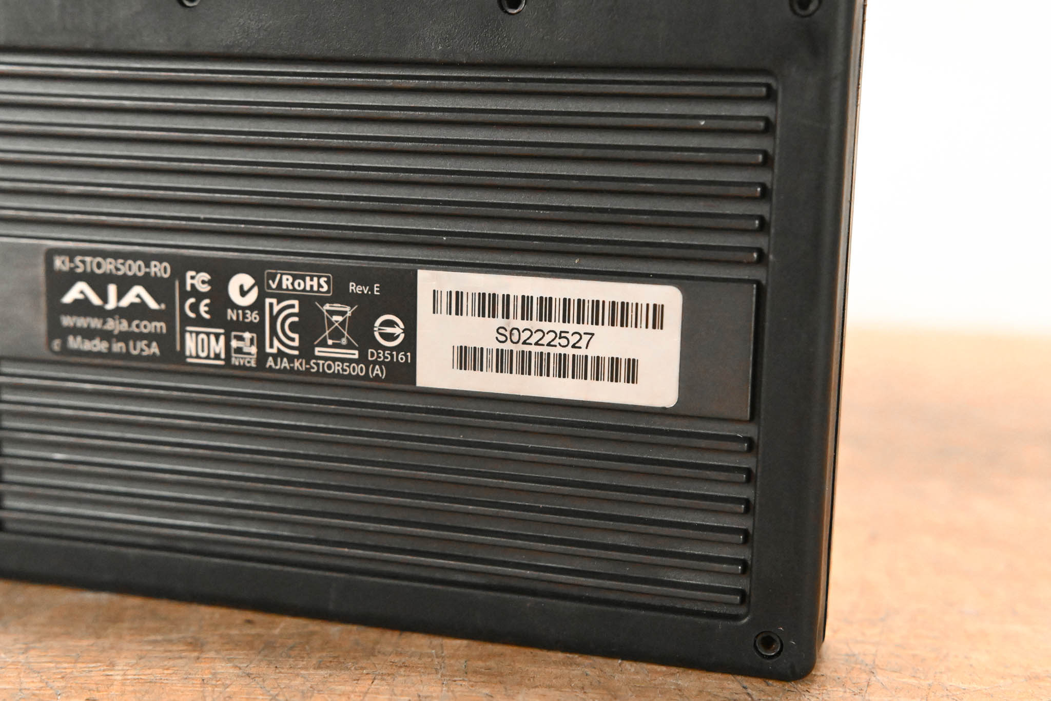 AJA KI-STOR500-R0 500GB KiStor Hard Disk Drive for Ki Pro