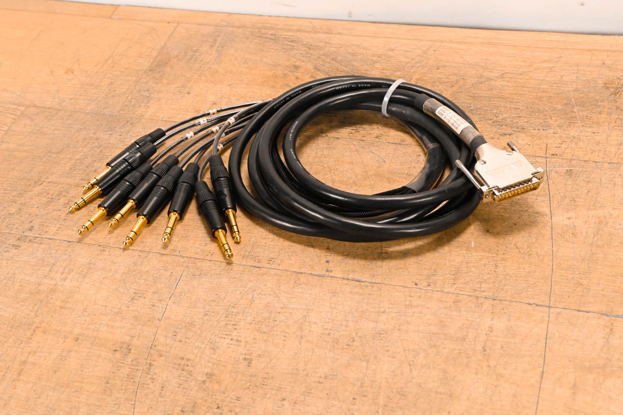 Whirlwind DBF1-S-010 10' Snake Cable with 8 TRSM to DB25-M