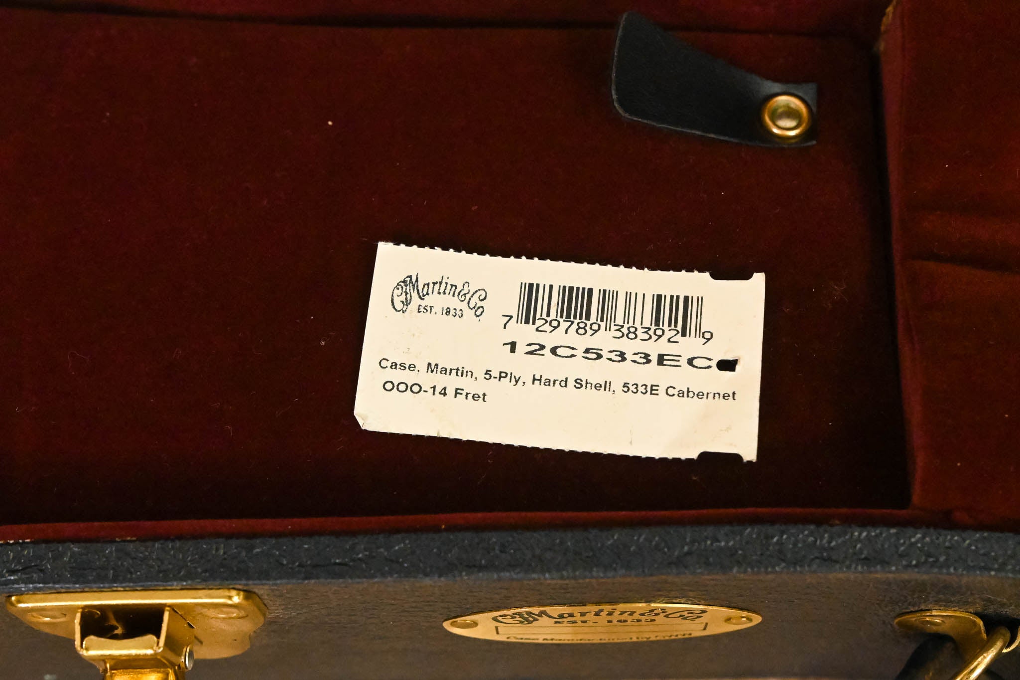 Martin C533EC Geib-Style Hardshell Case