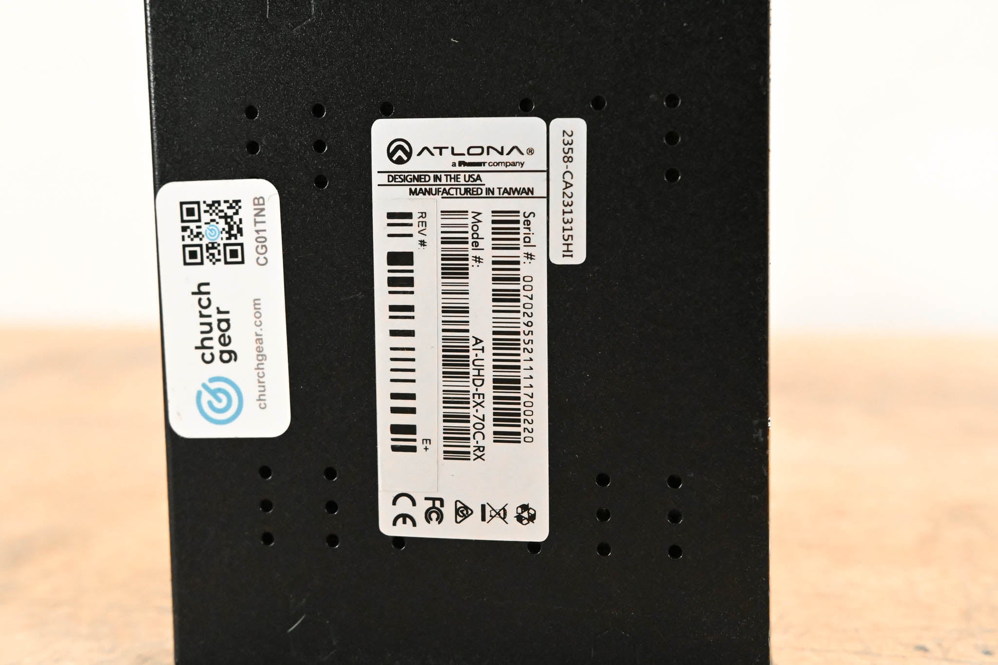 Atlona AT-UHD-EX-70C-RX 4K/UHD HDMI over HDBaseT Receiver (70m)