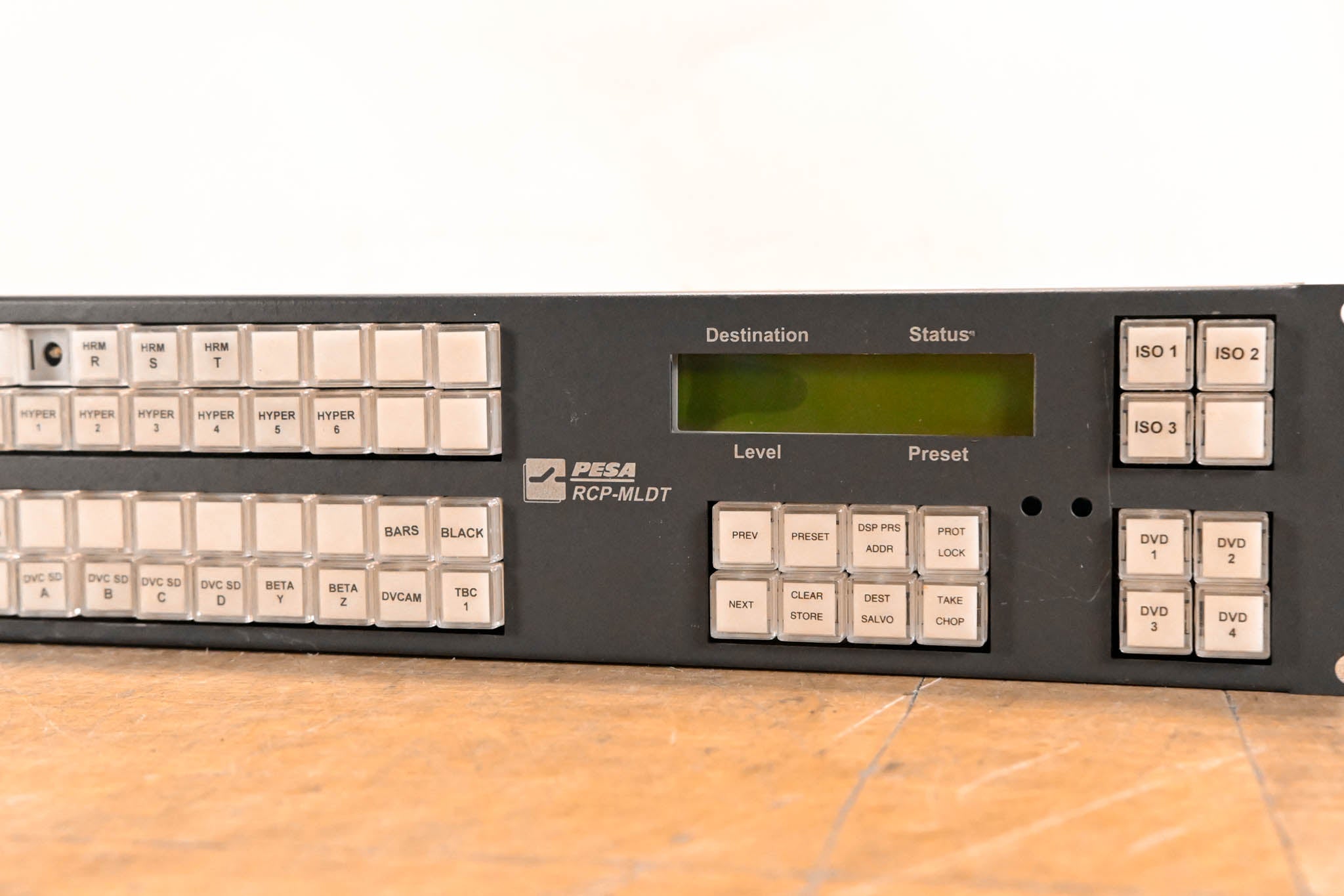 Pesa RCP-MLDT 2RU Matrix Switcher Control Panel
