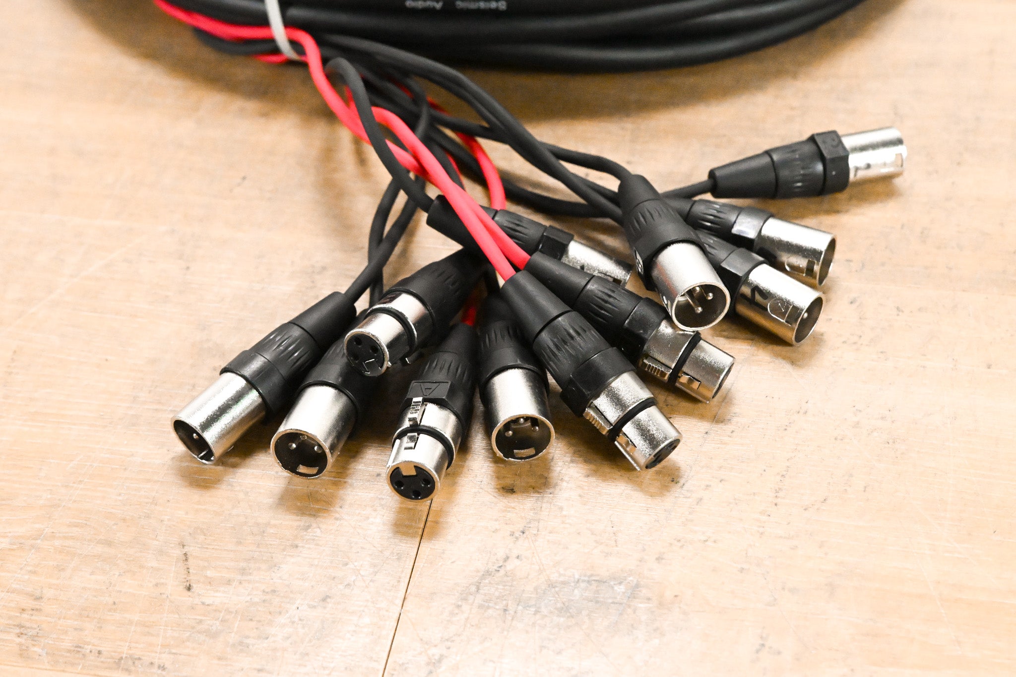 Seismic Audio SACB-8x4x50 8-Channel XLR Snake Cable w/ 4 Returns - 50'