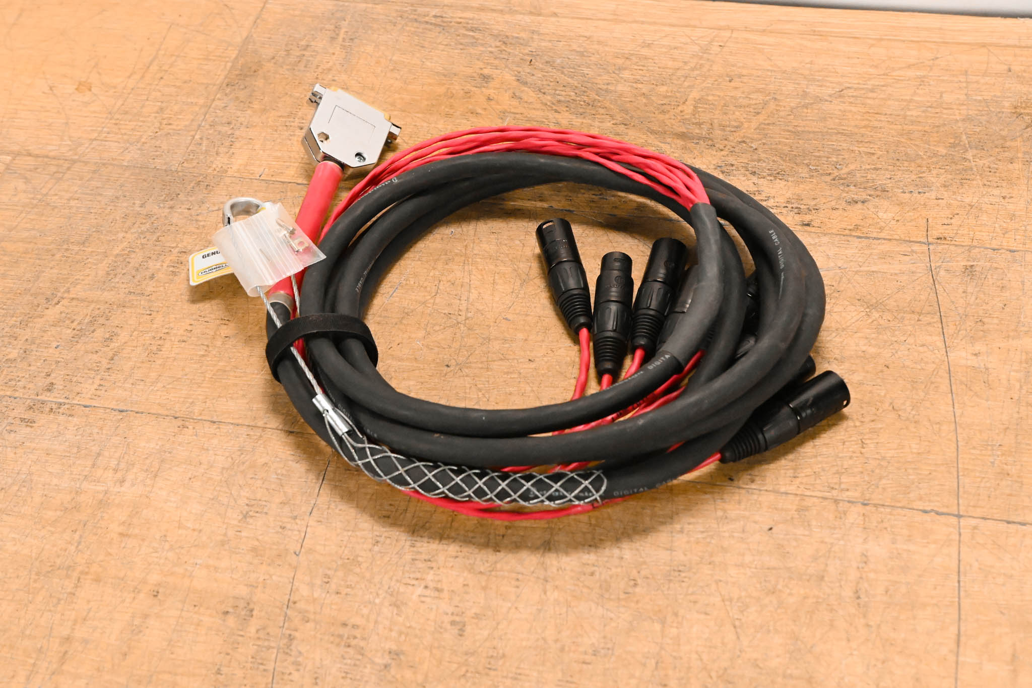 AVID DB25 to (6x)XLRM and (2x)XLRF DigiSnake - 10ft