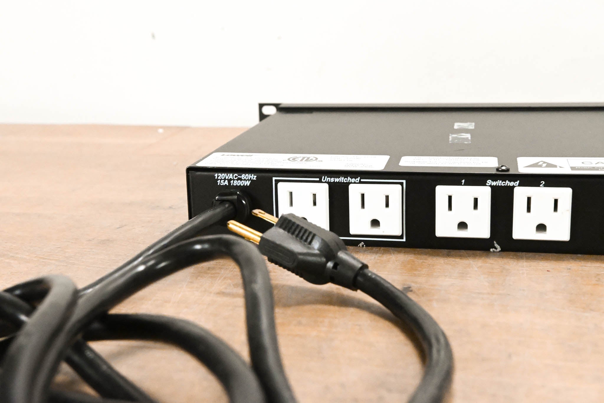 Lowell ACSPR-SCS4-1509(K) Rackmount AC Power w/ Sequencer & Protection