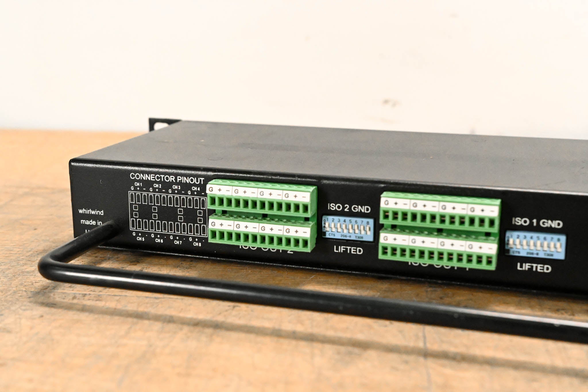 Whirlwind SPC83 8-Channel Mic Splitter w/ 1 Direct & 2 Isolated Outputs