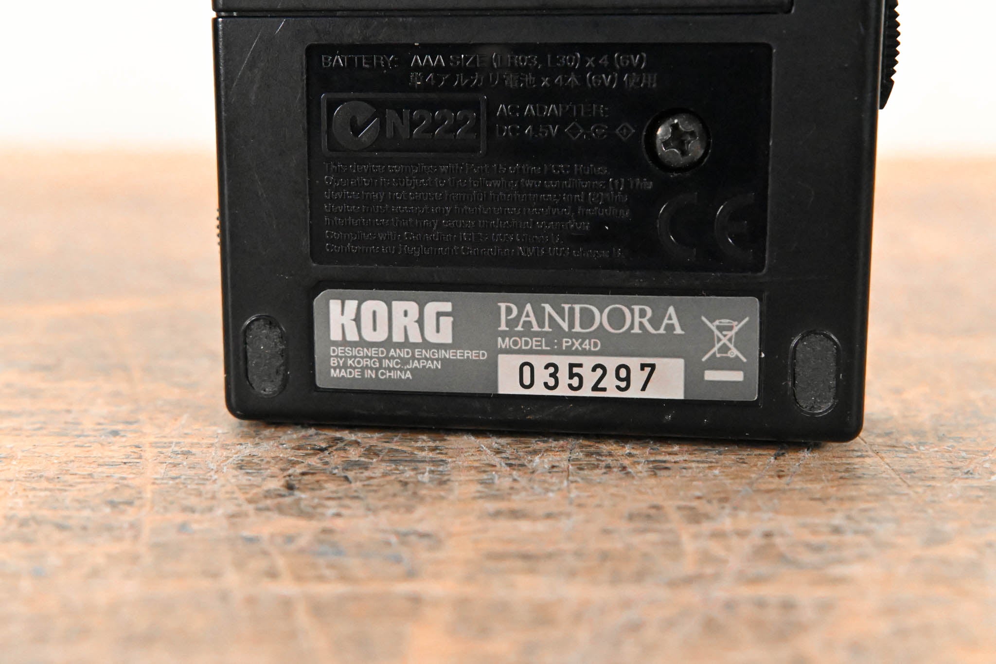 Korg Toneworks PX4D Pandora Multi-Effects Processor (NO POWER SUPPLY)