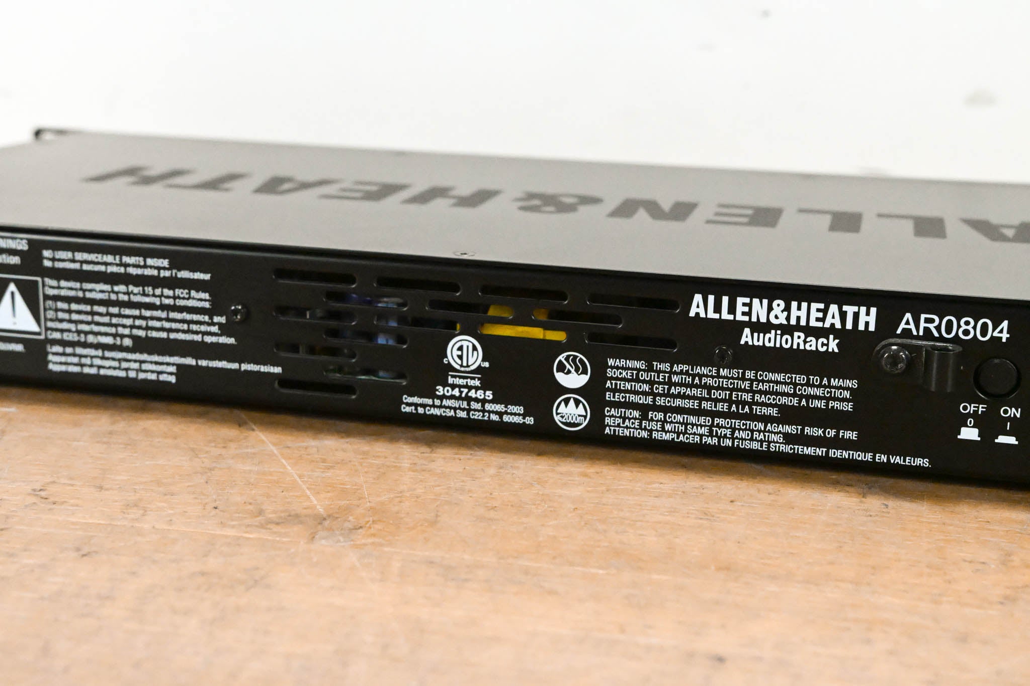 Allen & Heath AR84 8in / 4out Expansion AudioRack for GLD and Qu Mixers