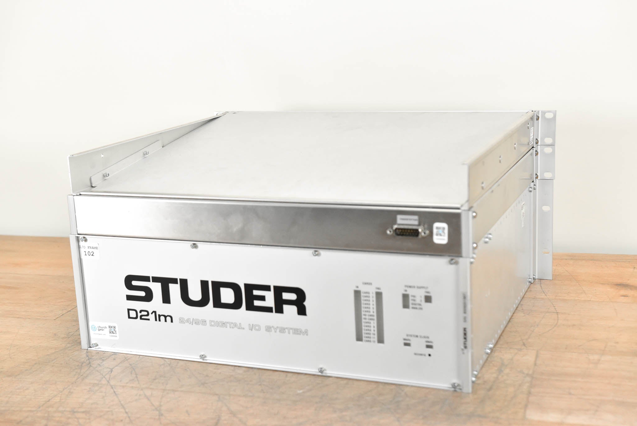 Studer D21m I/O System with Madi HD Link Card, Fan Unit, & Filter Unit