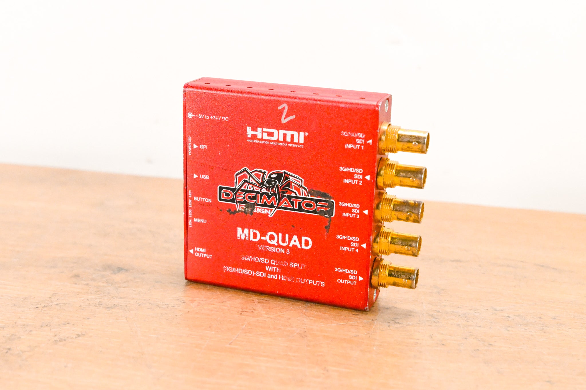 Decimator Design MD-Quad Version 3 3G/HD/SD-SDI Quad Split (NO PSU)