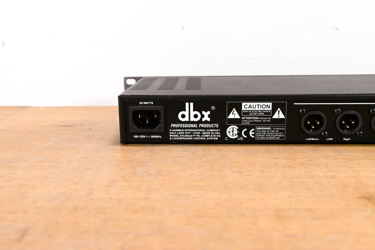 dbx DriveRack PA Complete Equalization and Loudspeaker Control System