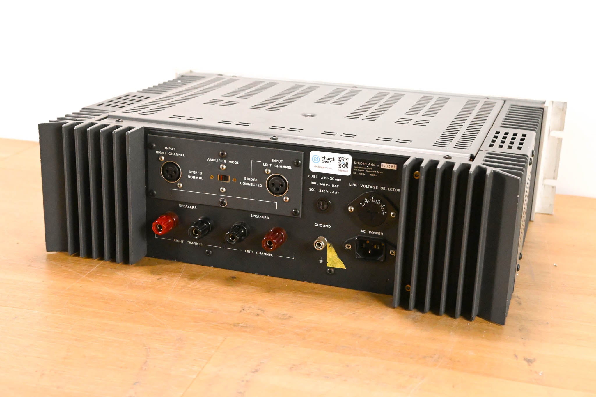 Studer A68 Stereo Power Amplifier