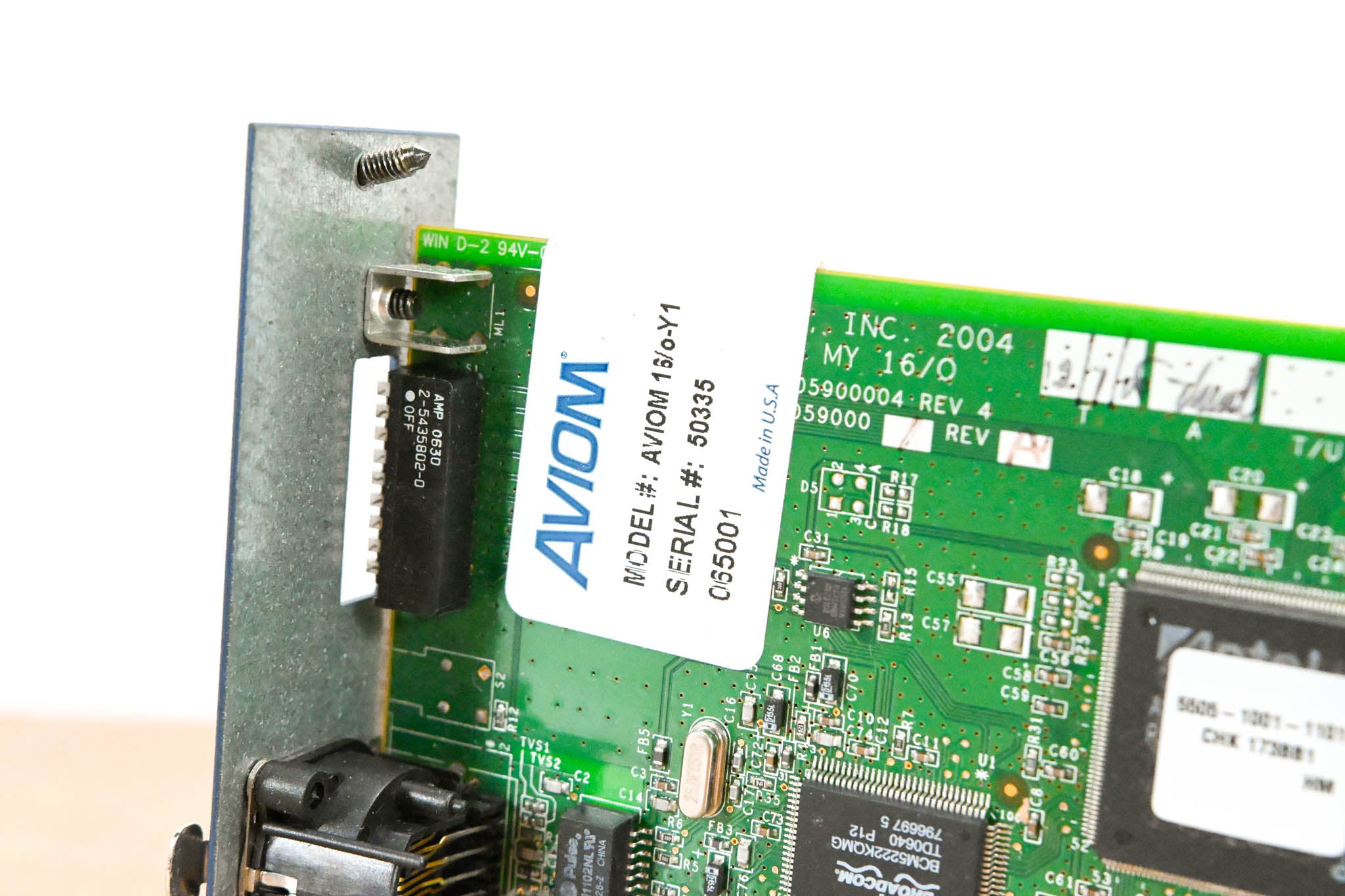 Aviom 16/o-Y1 A-Net Card for Yamaha Digital Products