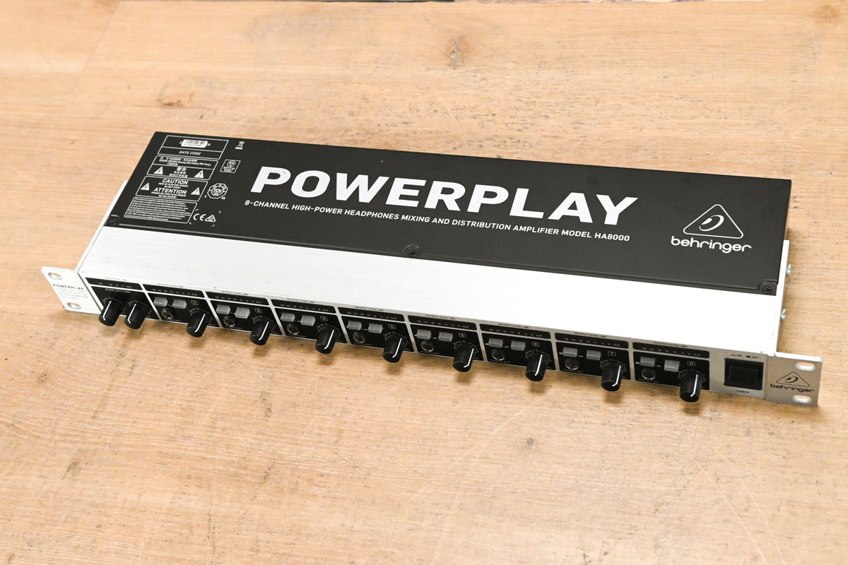 Behringer POWERPLAY HA8000 8-CH Headphone Mixing/Distribution Amplifier