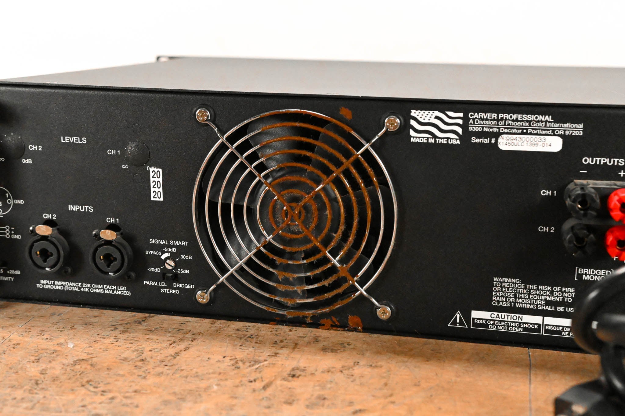 Carver PX1450 2-Channel Power Amplifier