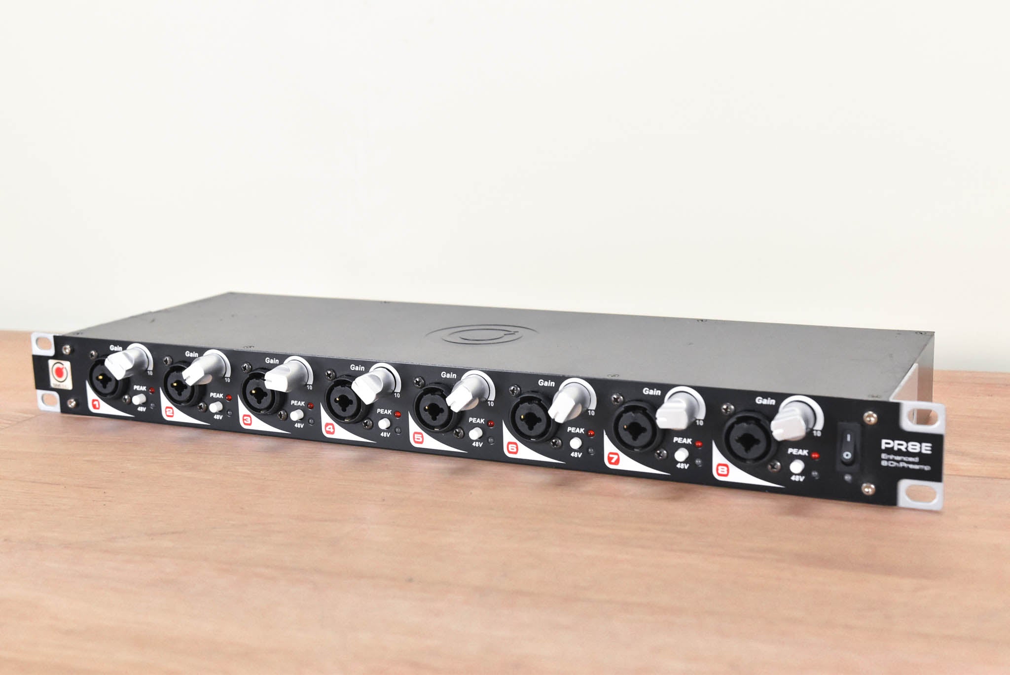 SM Pro Audio PR8E Eight-Channel Microphone Preamplifier NO POWER SUPPLY