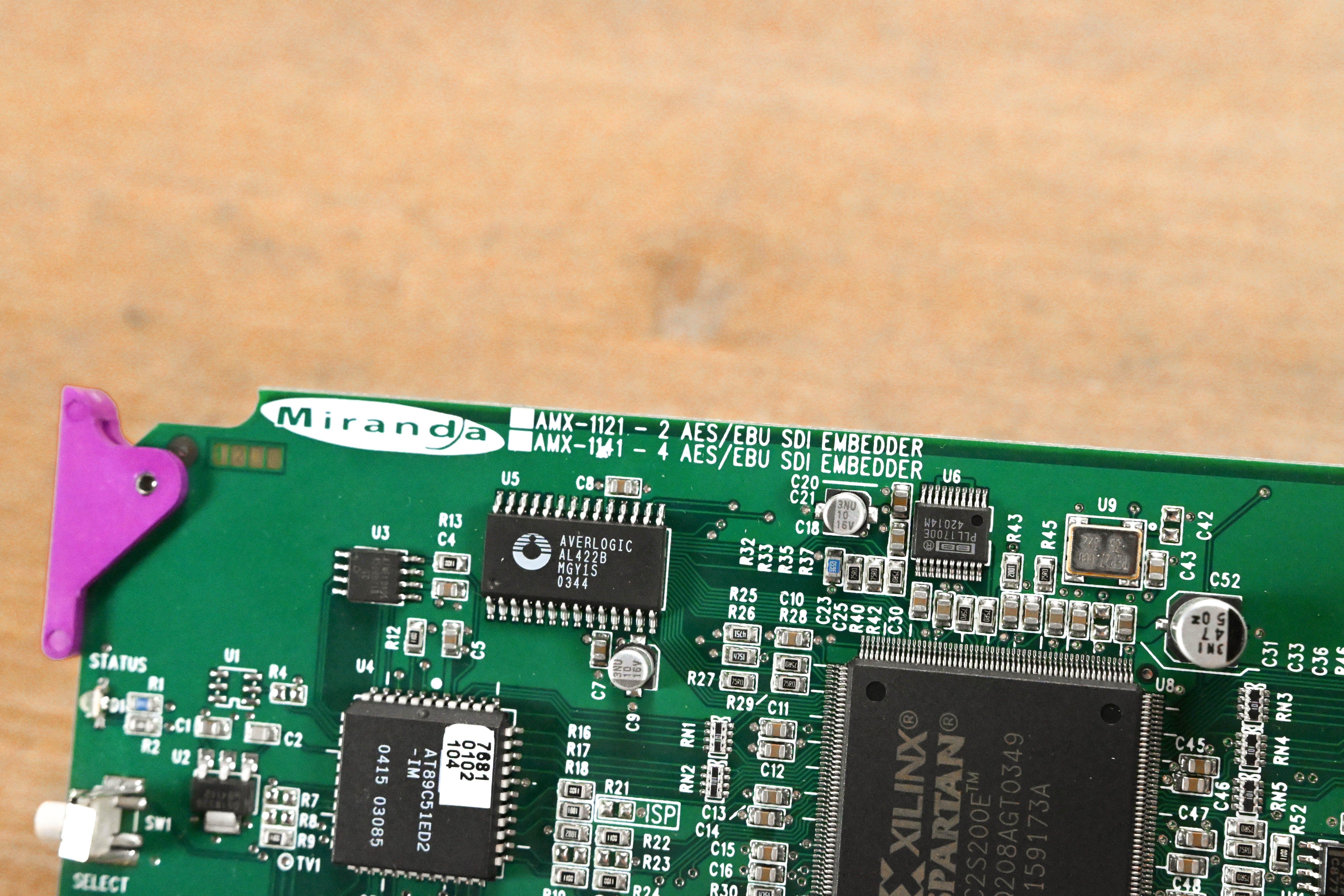 Miranda AMX-1141 4-Channel AES/EBU SDI Audio Embedder Densité Card