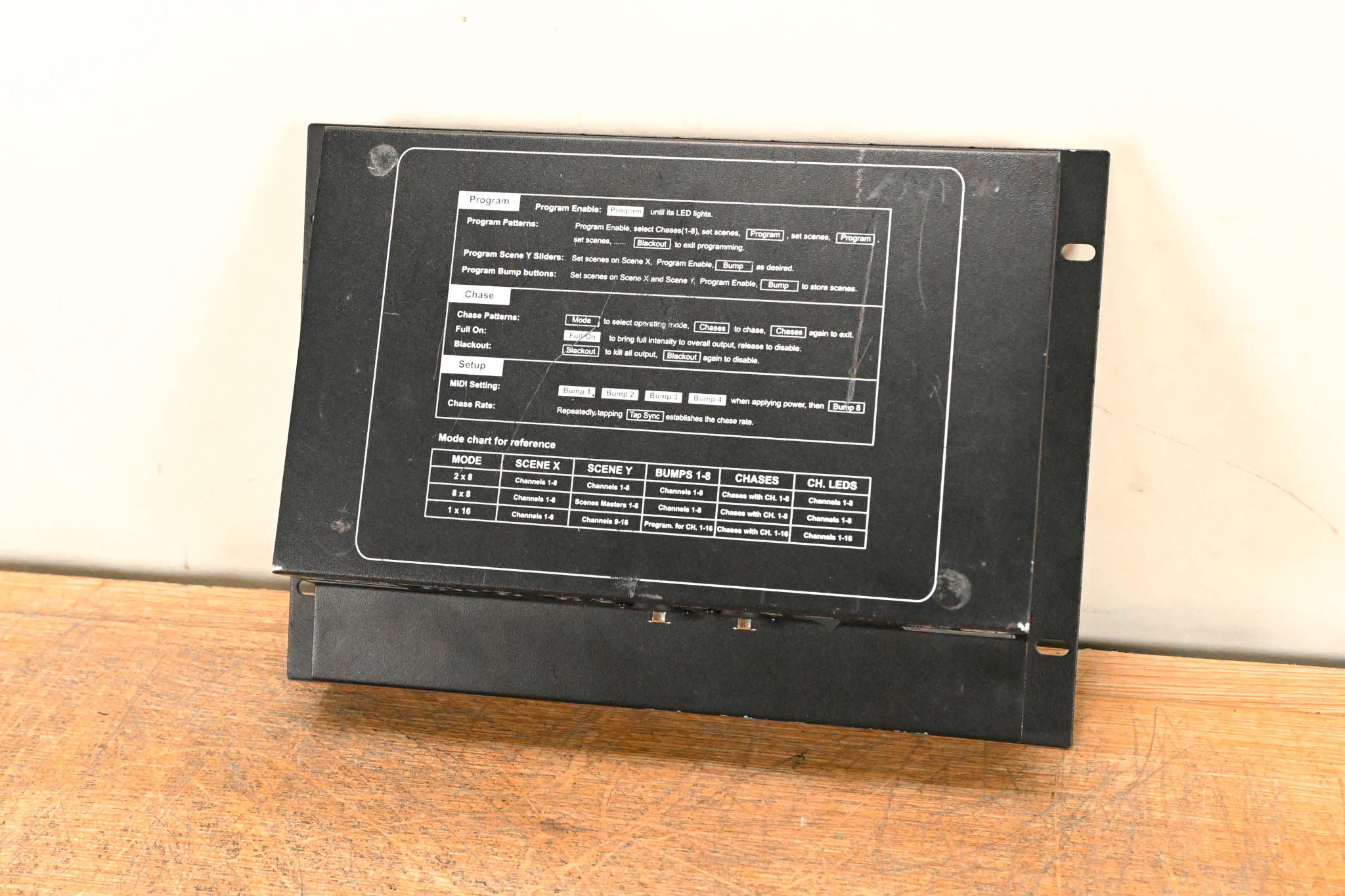 ADJ Stage Setter 8 16-Channel DMX Controller (NO POWER SUPPLY) CG01ME7