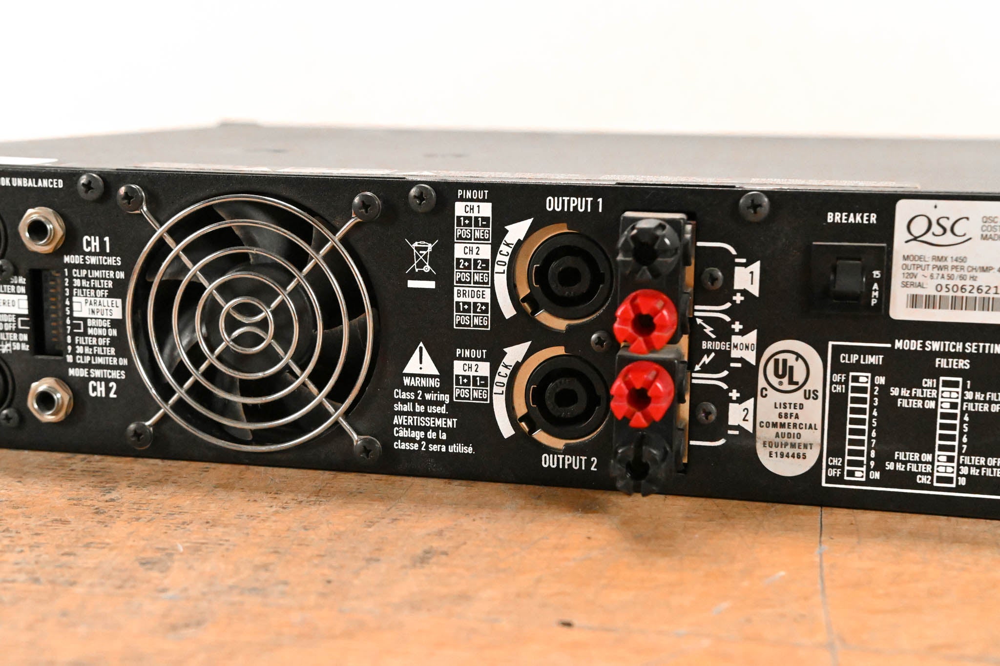 QSC RMX1450 2-Channel Power Amplifier