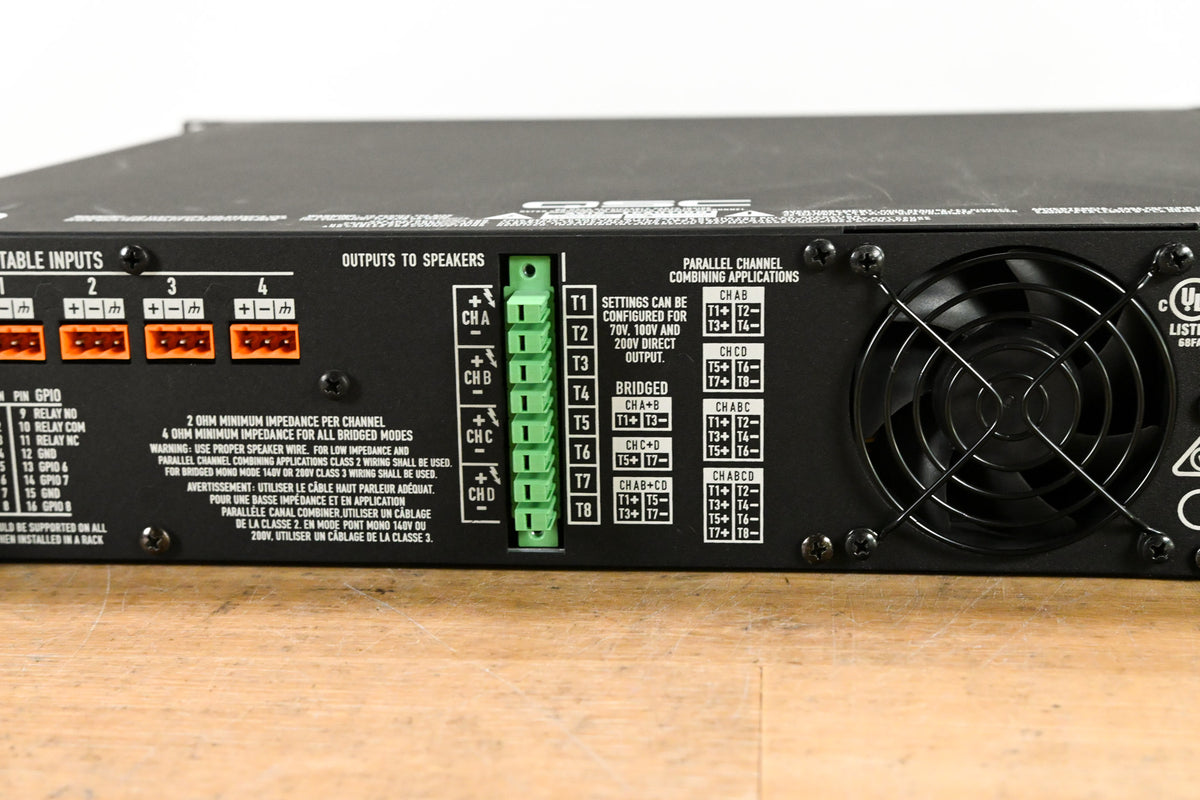 QSC CXD4.3Q 4-Channel Network Amplifier