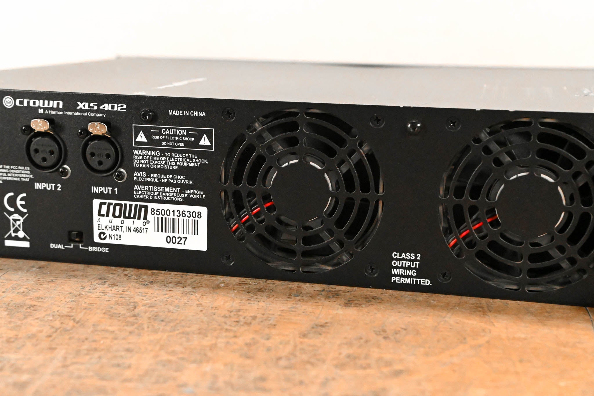 Crown XLS 402 2-Channel Power Amplifier