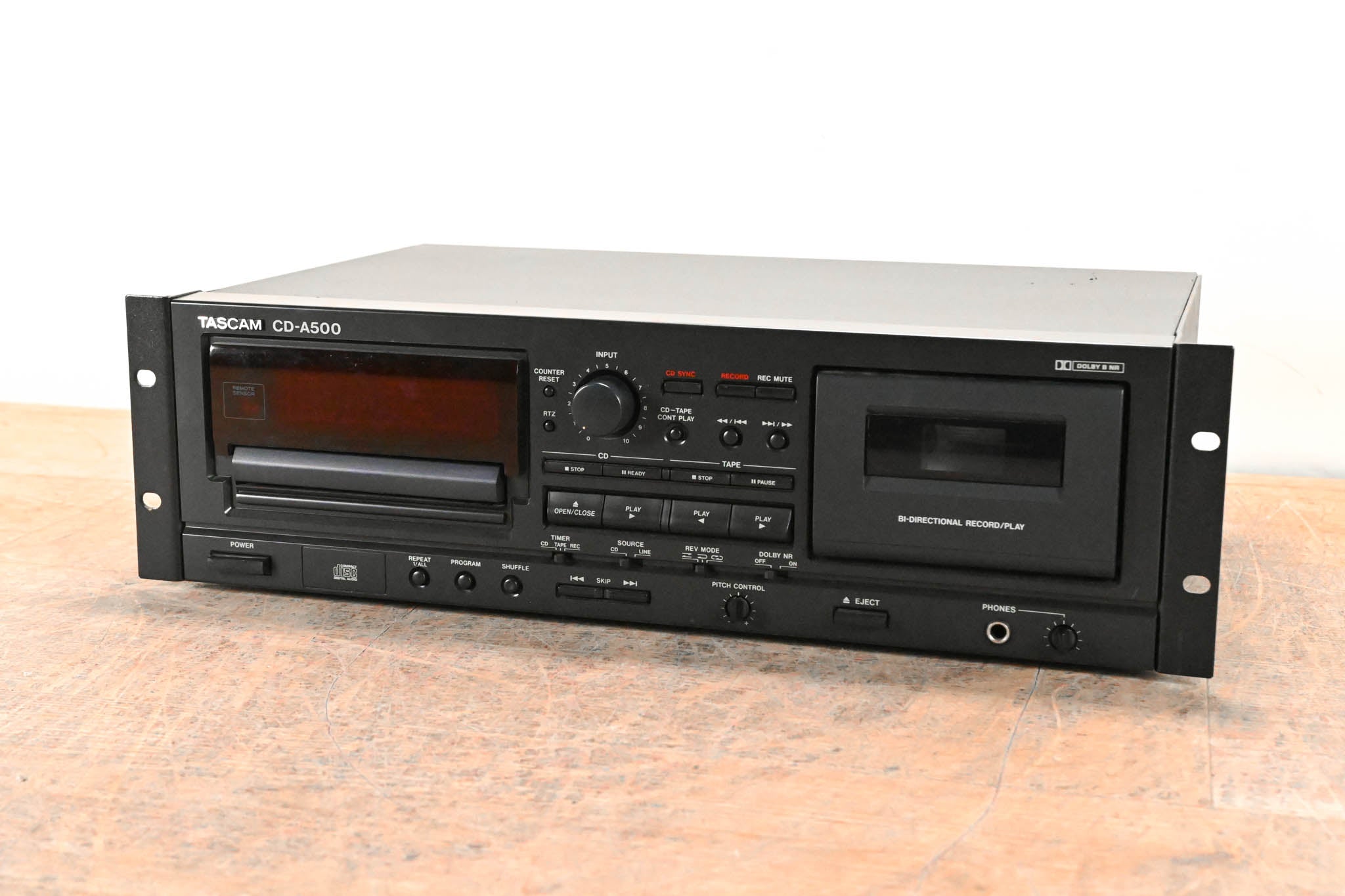 TASCAM CD-A500 3RU CD Player / Cassette Deck