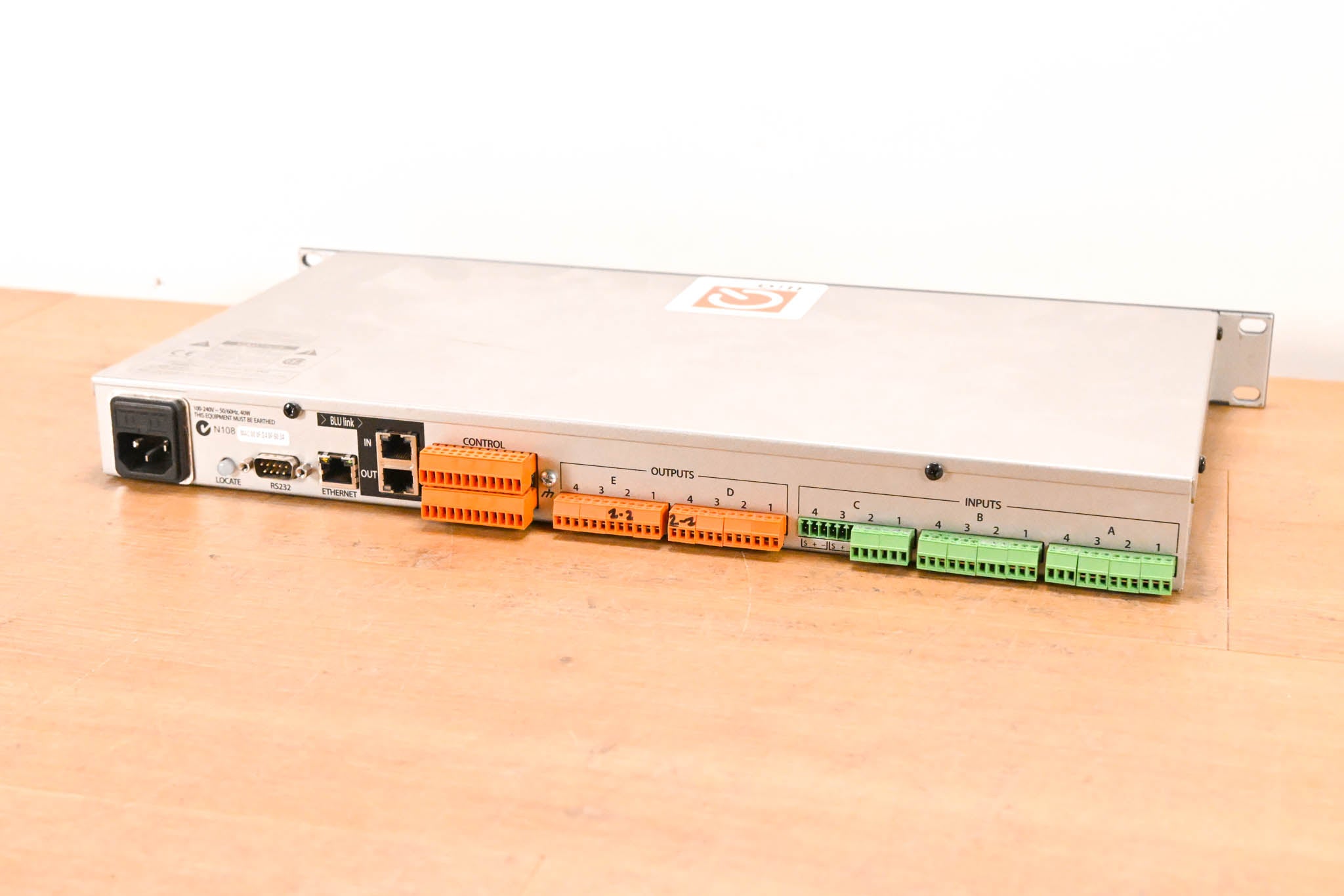 BSS London BLU-100 12x8 Signal Processor with BLU Link