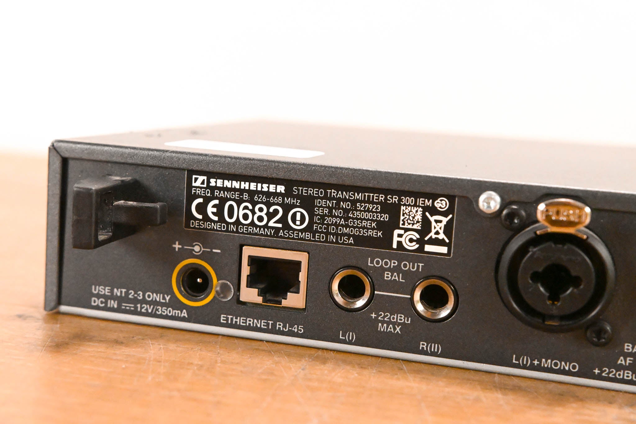 Sennheiser SR 300 IEM G3 Wireless Transmitter 626-668MHz NO POWER SUPPLY