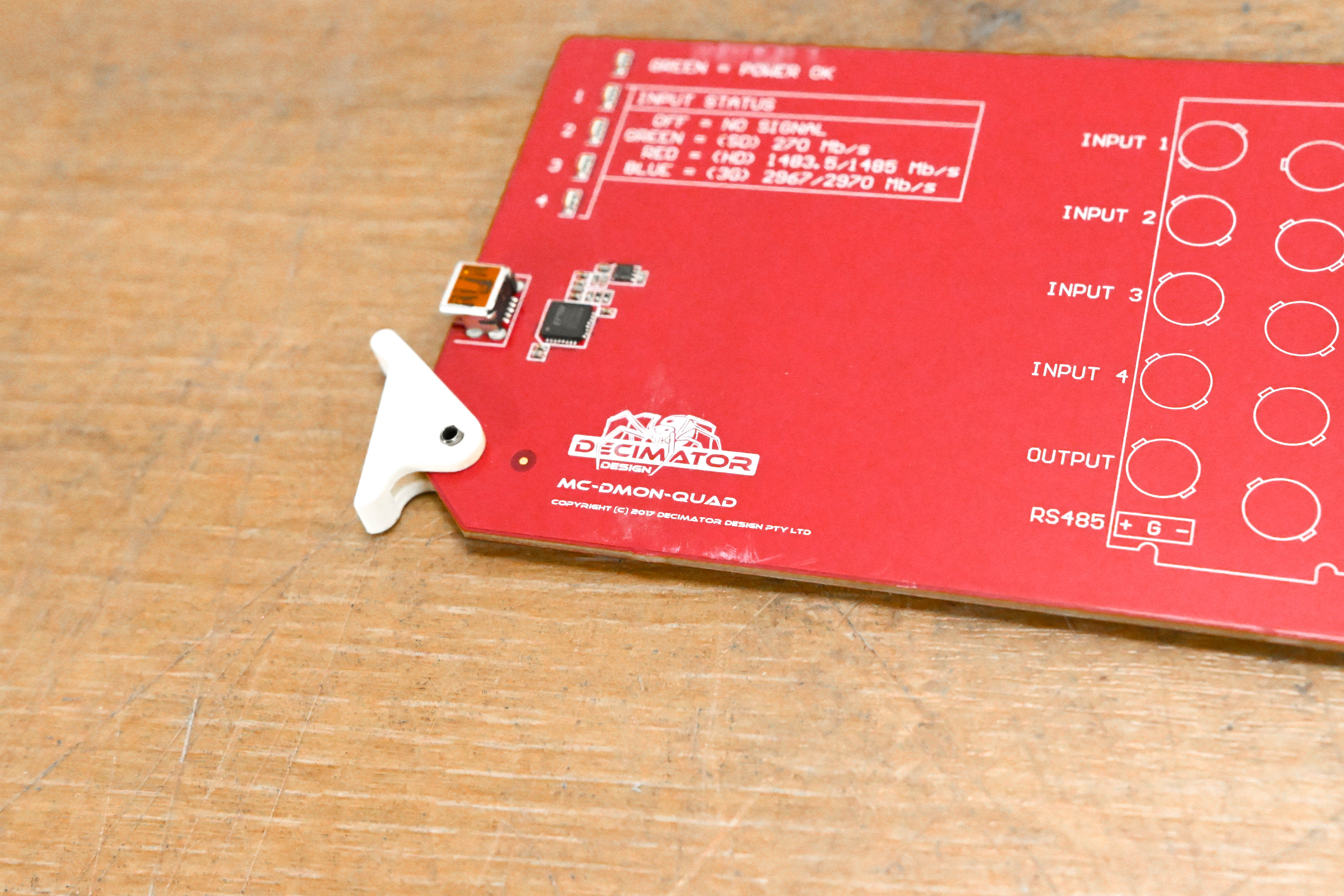Decimator Design MC-DMON-QUAD 1 to 4 Channel (3G/HD/SD)-SDI MultiViewer