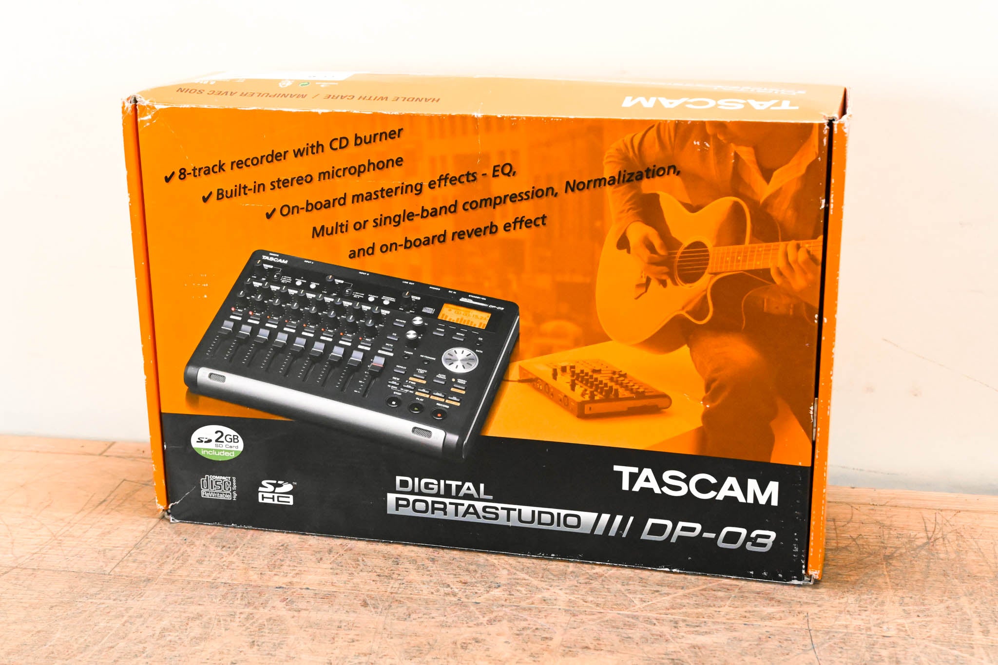 TASCAM DP-03 8-Track Digital Portastudio (NO POWER SUPPLY)