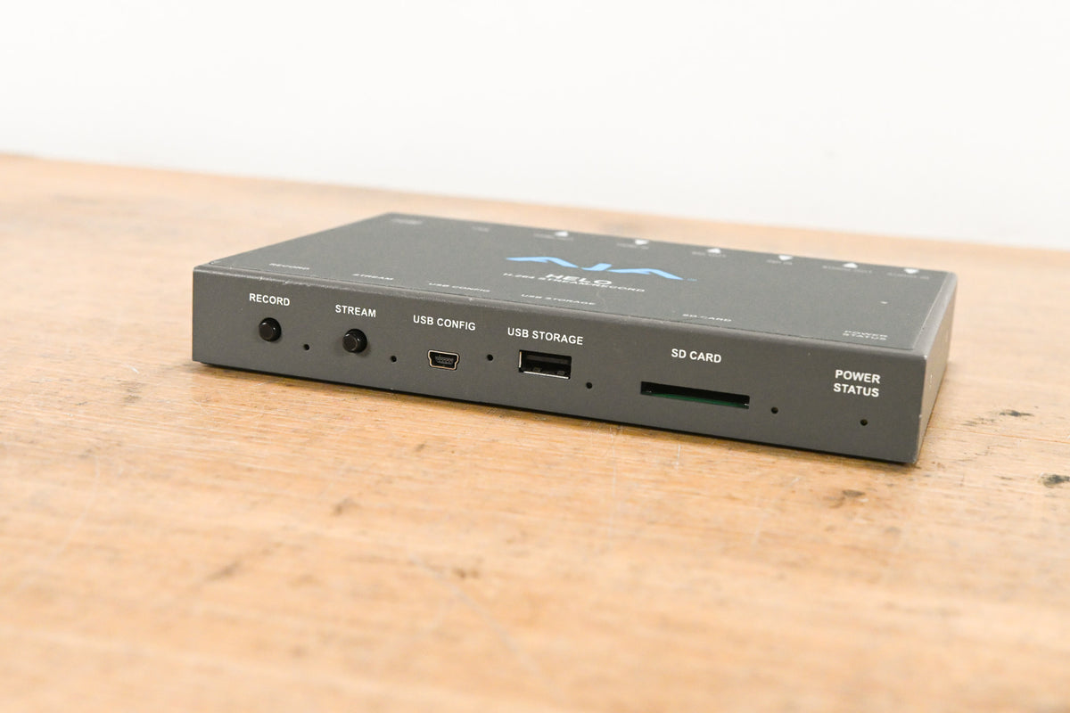 AJA HELO H.264 Streamer and Recorder (NO POWER SUPPLY)