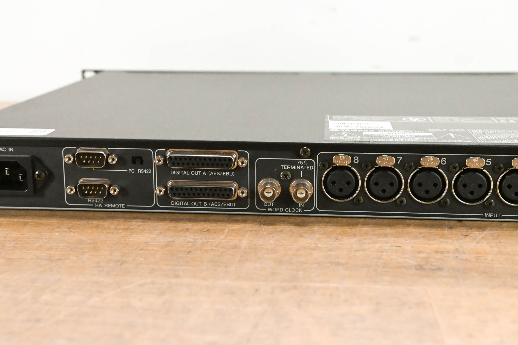 Yamaha AD8HR AD Converter with Remote Preamp